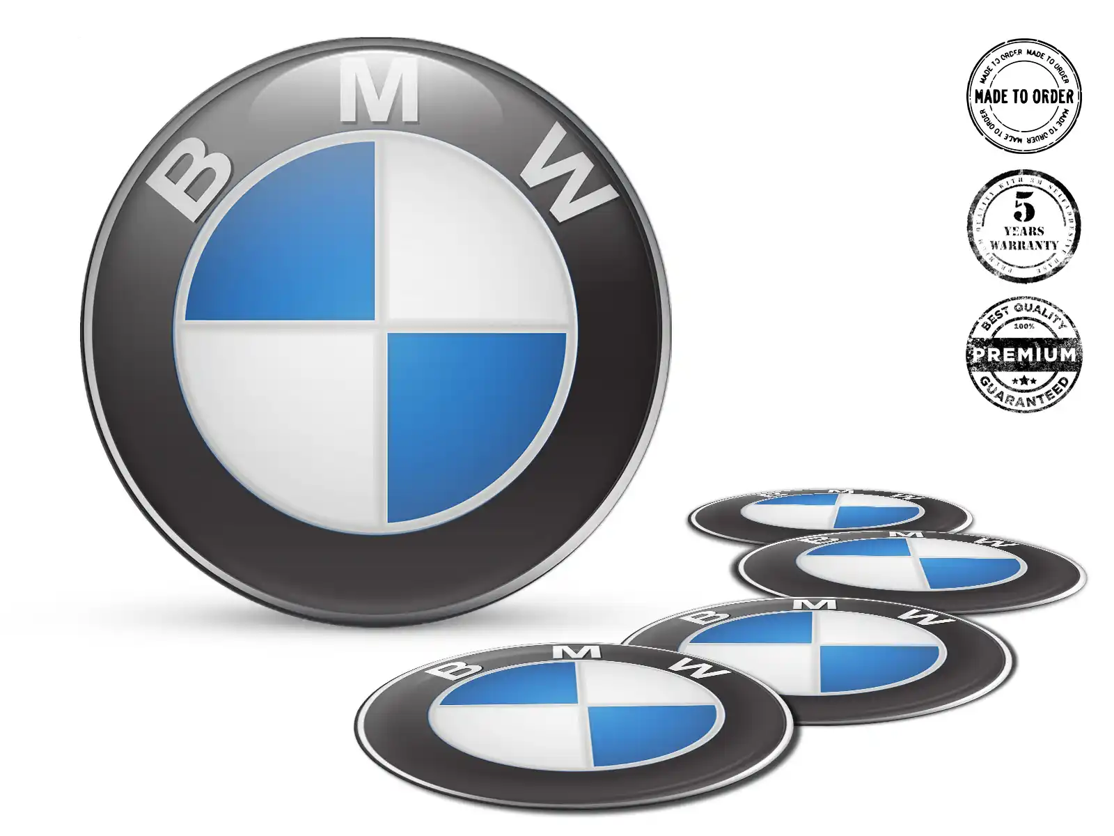 BMW Badge Roue Marque Gravité Thrust Étiquette